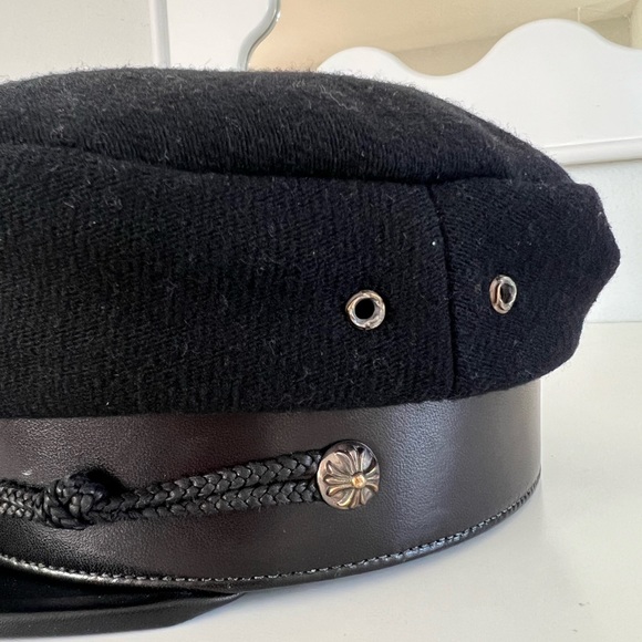 ❌SOLD❌Chrome Hearts Wool Cross Captain Beret - Picture 7 of 14